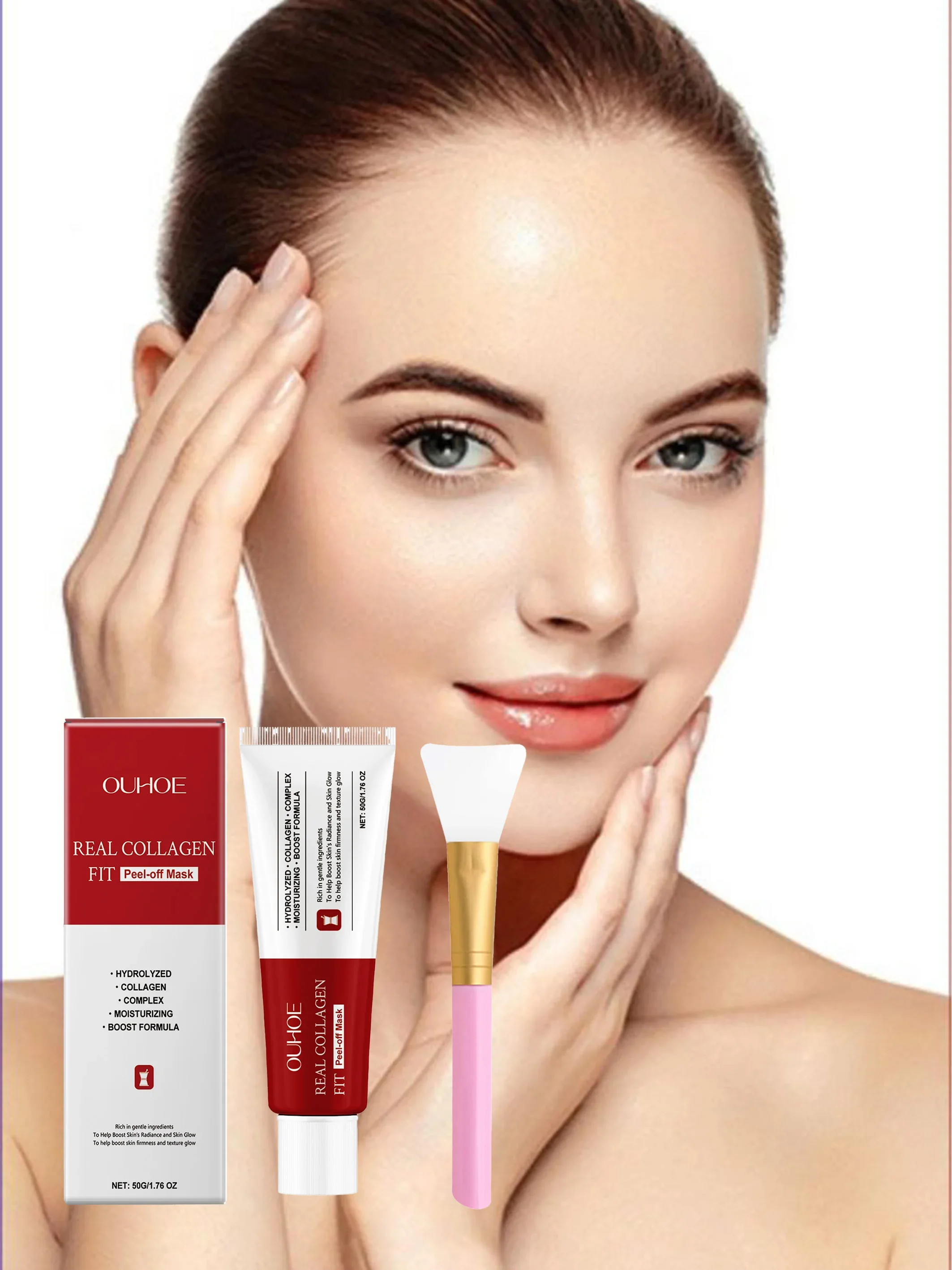 

Collagen Peel Off Mask Deep Hydration Anti-Aging Wrinkle Smoothing Skin Firming Mud Mask Clean Pores Moisturizing Face Mask