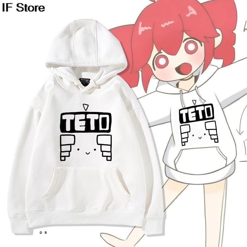 Sudaderas con capucha Teto UTAU, sudaderas con capucha para Cosplay, ropa y2k para hombre y mujer, Sudadera nueva con capucha Harajuku para niño y niña, ropa de calle de moda XXS-4XL