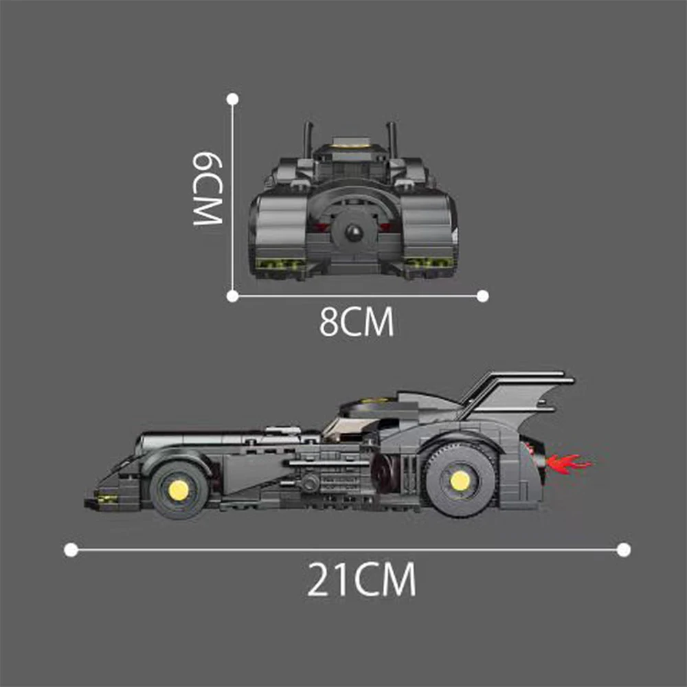 Blocchi da Costruzione Stile Film di Auto Blindata, Modello di Assemblaggio Creativo, Giocattolo Educativo, Puzzle, Esposizione, Collezione, Regalo, Decorazione