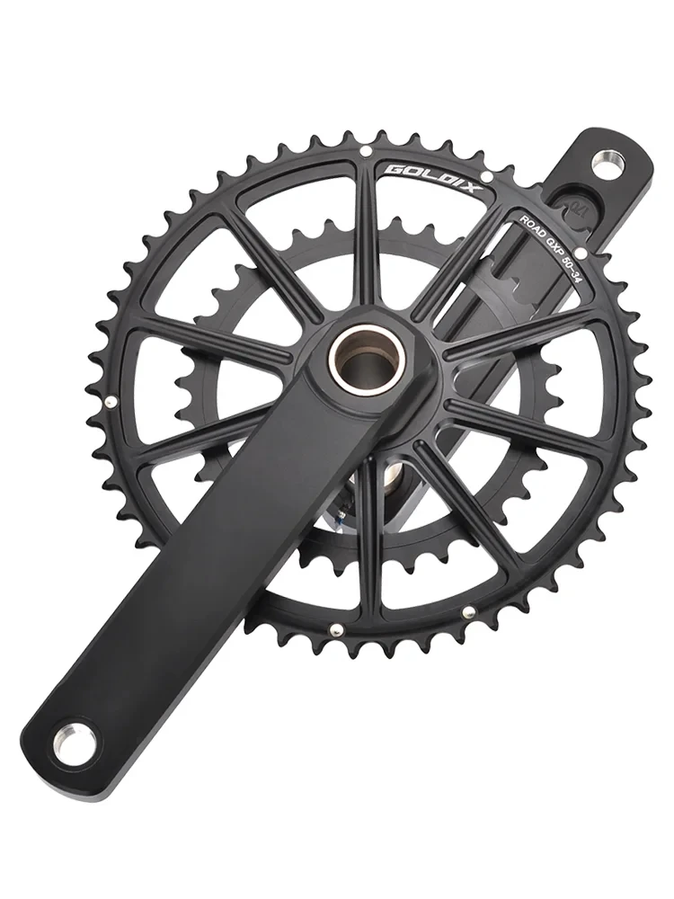 AliExpress GOLDIX 50-34T/52-36T/53-39T Road Bike Crank Ultralight 22/20 speed crankset for SHIMANO SRAM 105 7020 8020 transmission