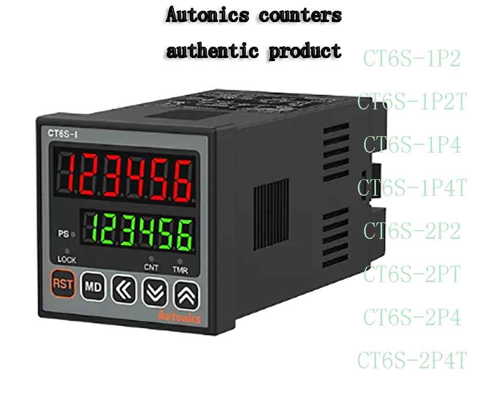 CT series CT6S-1P2 CT6S-1P2T CT6S-1P4 CT6S-1P4T CT6S-2P2 CT6S-2P2T CT6S-2P4 CT6S-2P4T AUTONICS counters 50/60Hz 24-48VAC/DC