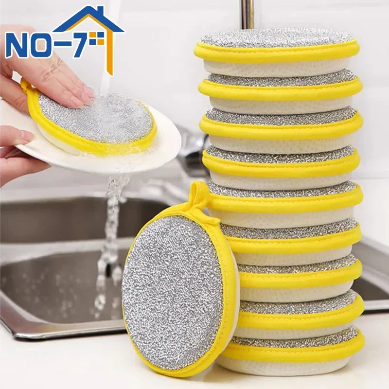 Reusable and Washable Dishwasher Sponge, Magic Sponge Double Face for Dishwasher, Useful Things for Kitchen Cleaning Tools