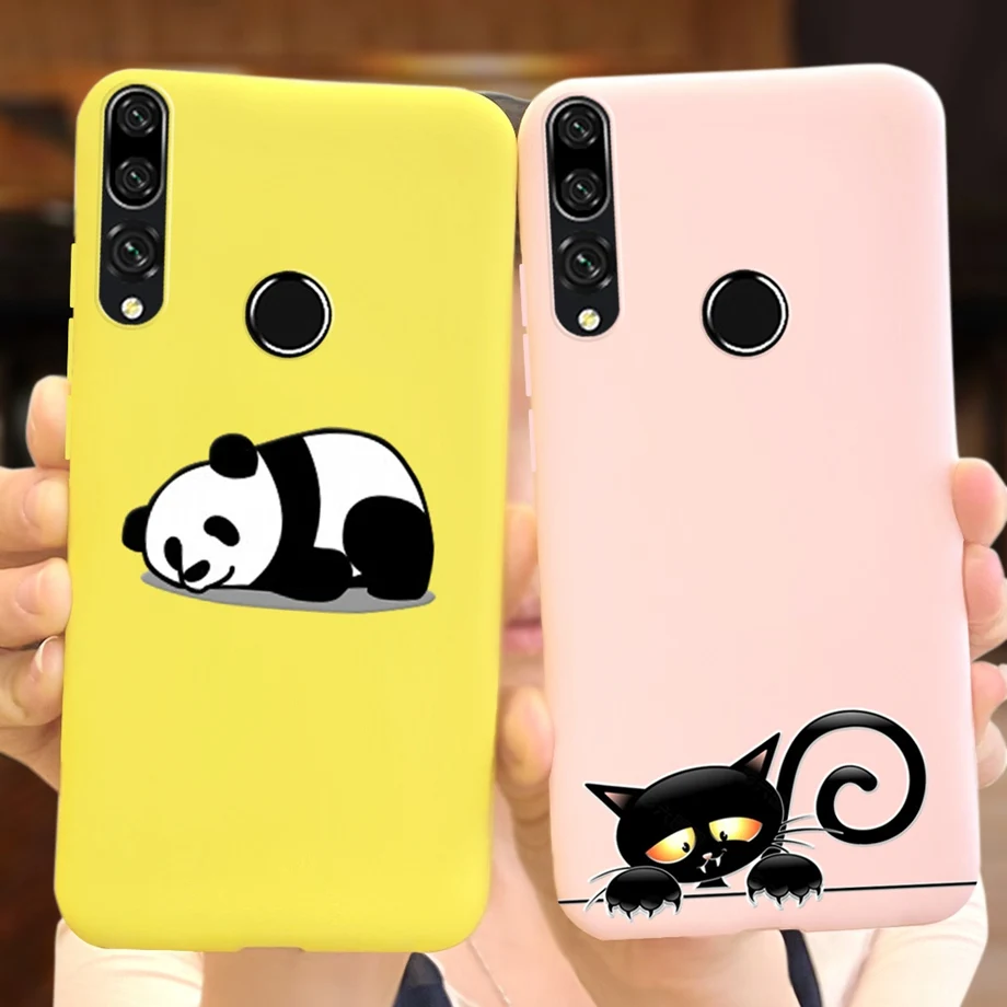 For Huawei Y9 Prime 2019 Case Honor 9x Premium STK-LX1 Global Back Cover Cartoon Cases For Child Shockproof Matte Candy Coque