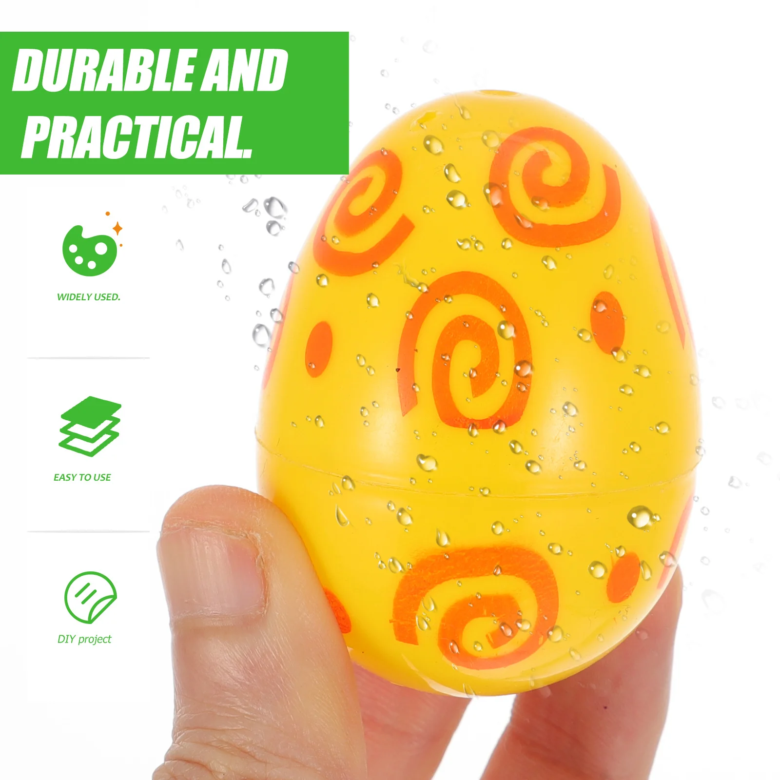 

12 Pcs Decorating Easter Ornaments Plastic Eggs Fillable Decorations