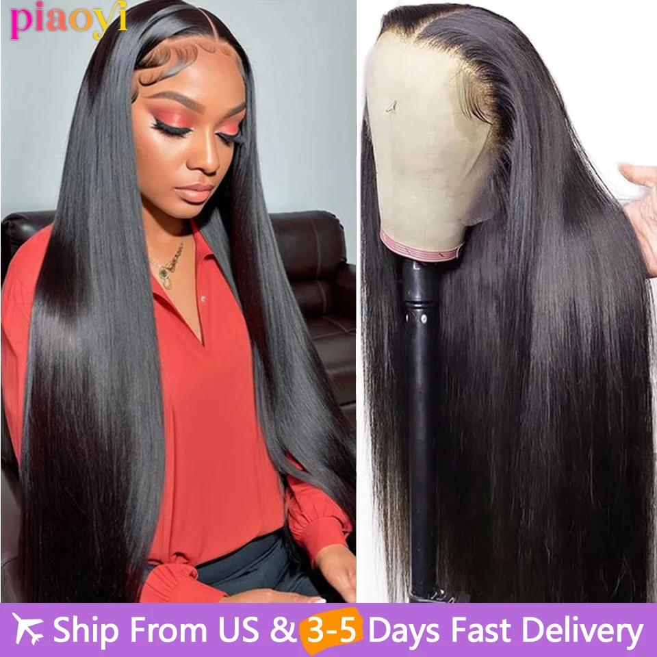 

13x4 Lace Front Human Straight Hair Wig Transparent Lace Frontal Brazilian Human Hair Wigs Pre Plucked 13X4 Bob Wigs For Women