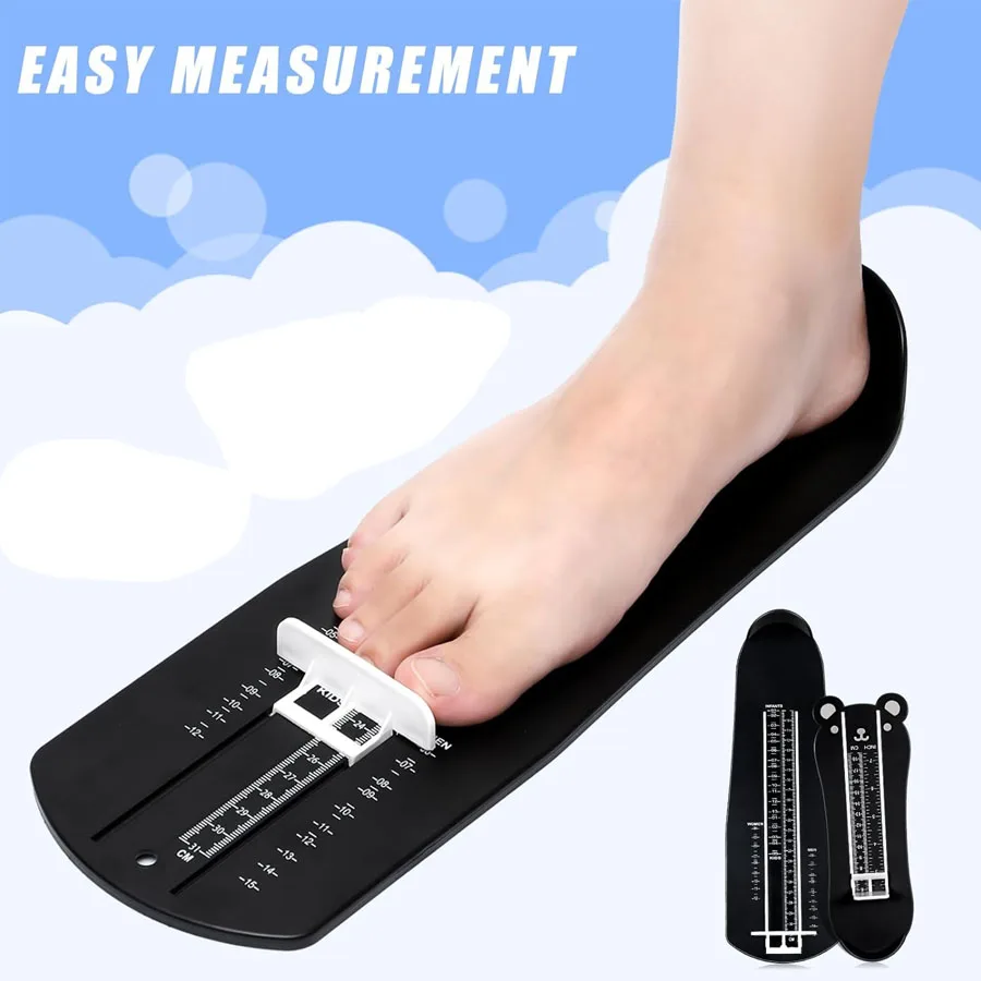 

Foot Measuring Device Baby Foot Length Ruler Children Shoes Fittings Gauge Tools Adults Feet Measure Ruler US Standard Size