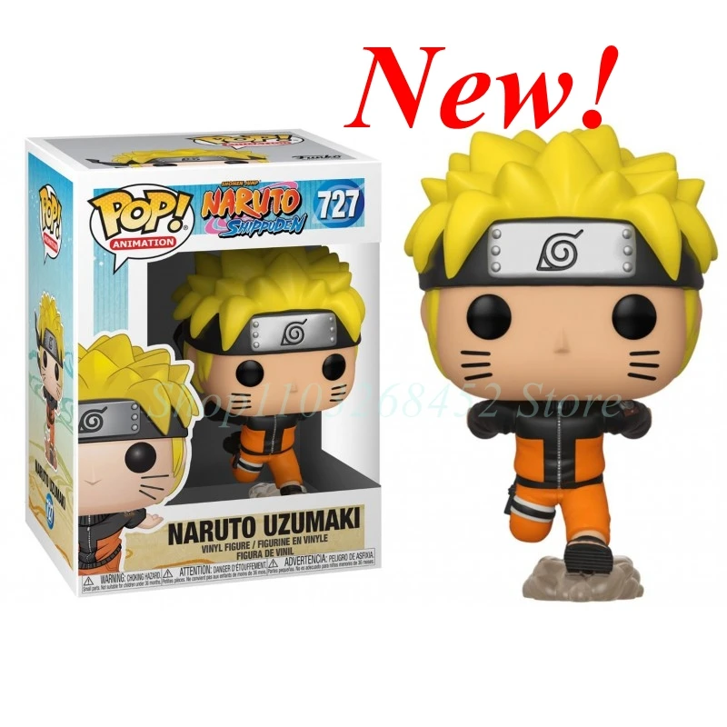 2024 New Funko Pop!!! Running Naruto Uzumaki #727 Vinyl Action Figure Toys Dolls Collection Christmas Gifts For Gifts