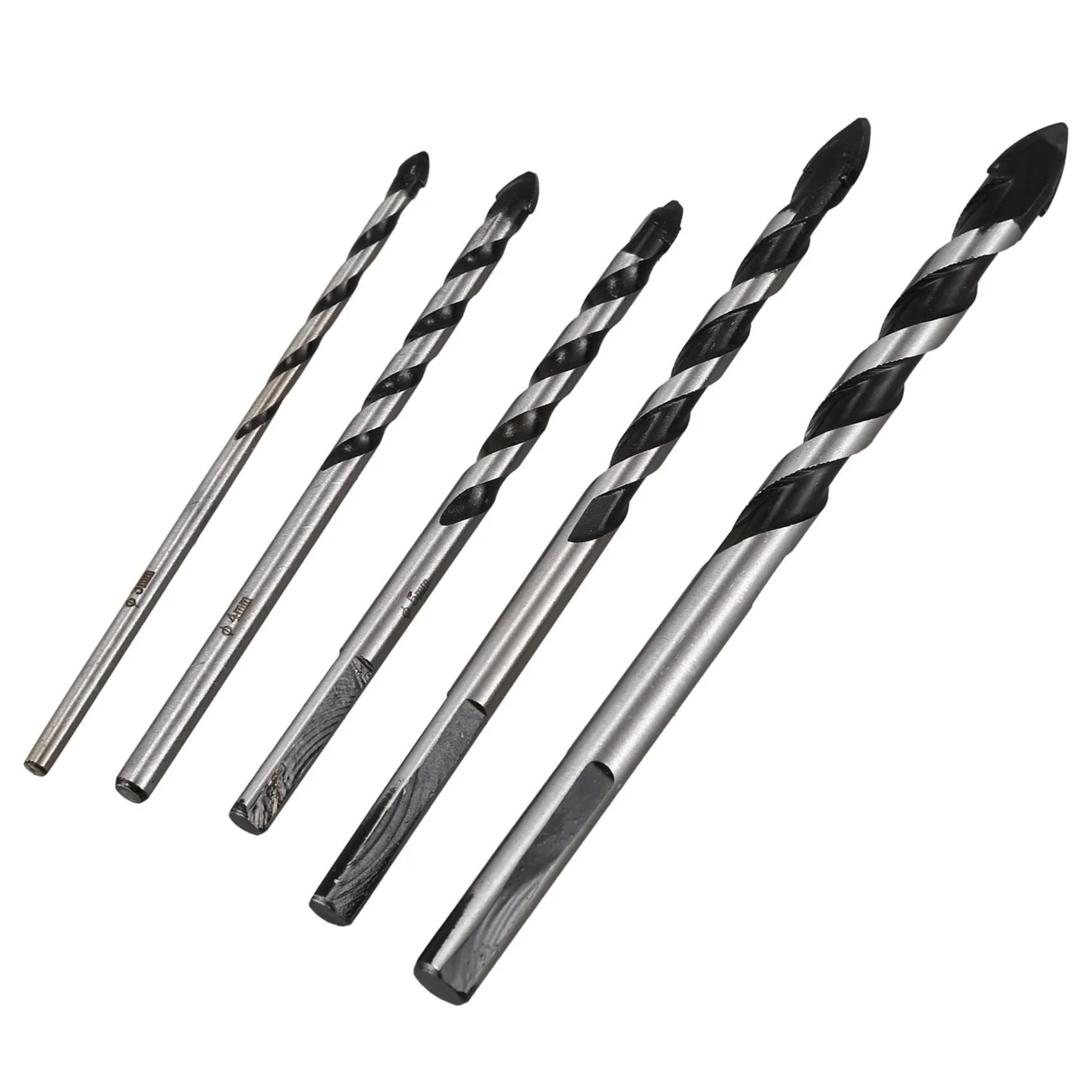 

AB47-20 Pieces Multi-Material Carbide Drill Bit Set For Porcelain Tile,Concrete,Brick,Glass,Plastic Masonry