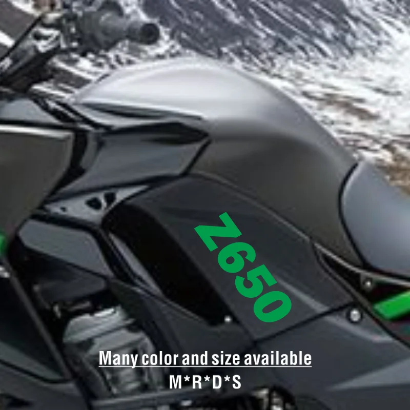 

Мотоциклетные светоотражающие водонепроницаемые декоративные наклейки на коробку топливного бака, наклейки для KAWASAKI Z650 z 650, наклейка с логотипом