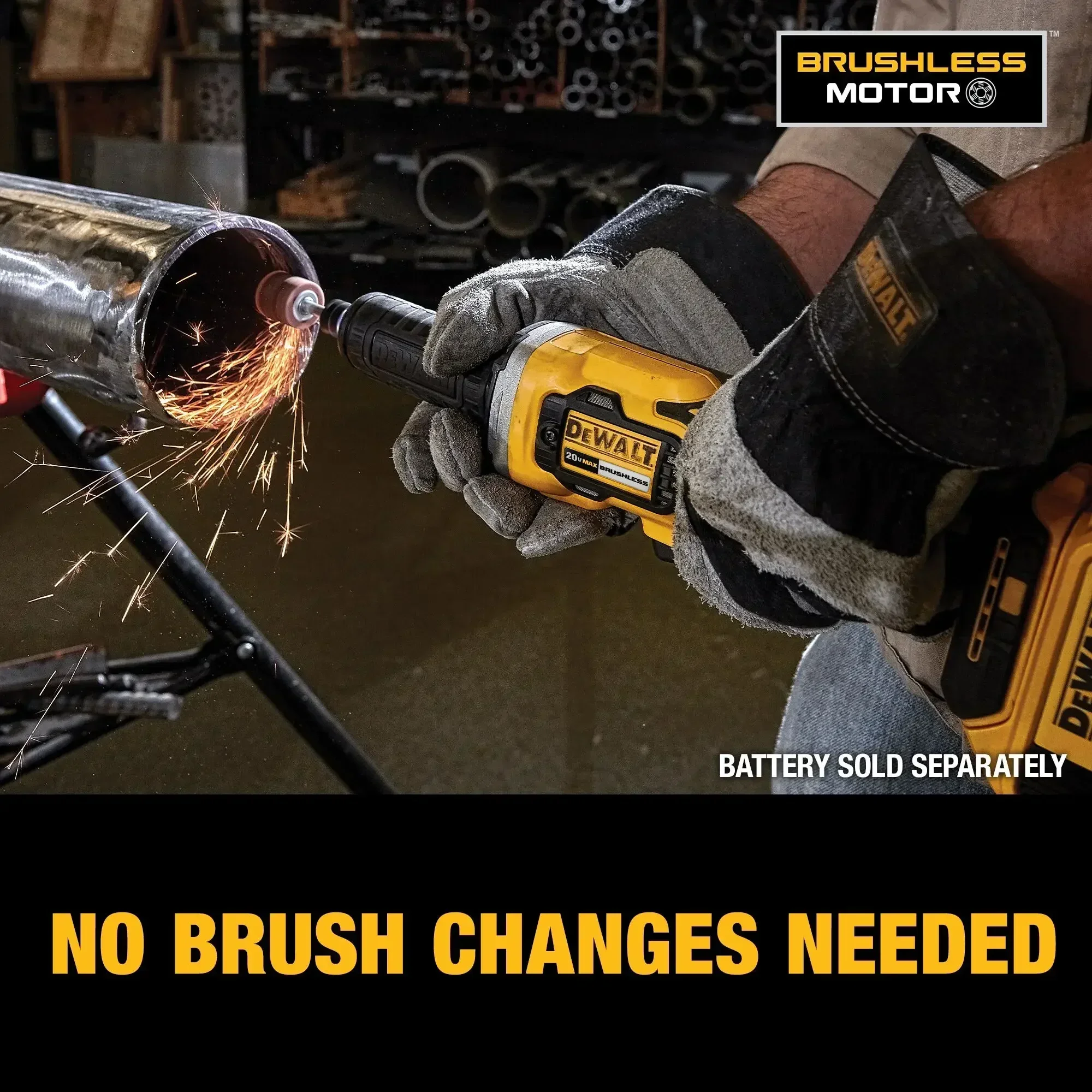 DEWALT DCG426N Polishing Machine Straight Grinding 20V Power Tools Brushless Cordless Variable Speed Dewalt Die Grinder DCG426