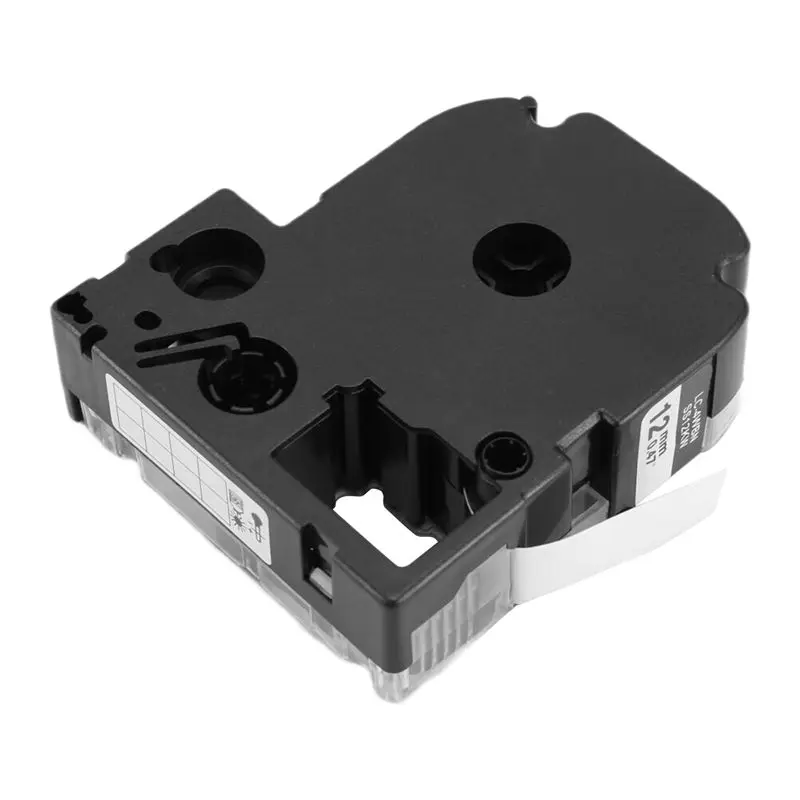 Leading-5 Pack Replace LK-4WBN LC-4WBN9(SS12KW) Label Tapes For Epson Labelworks LW300 LW400 LW500 LW700 Black On White 1/2 Inch