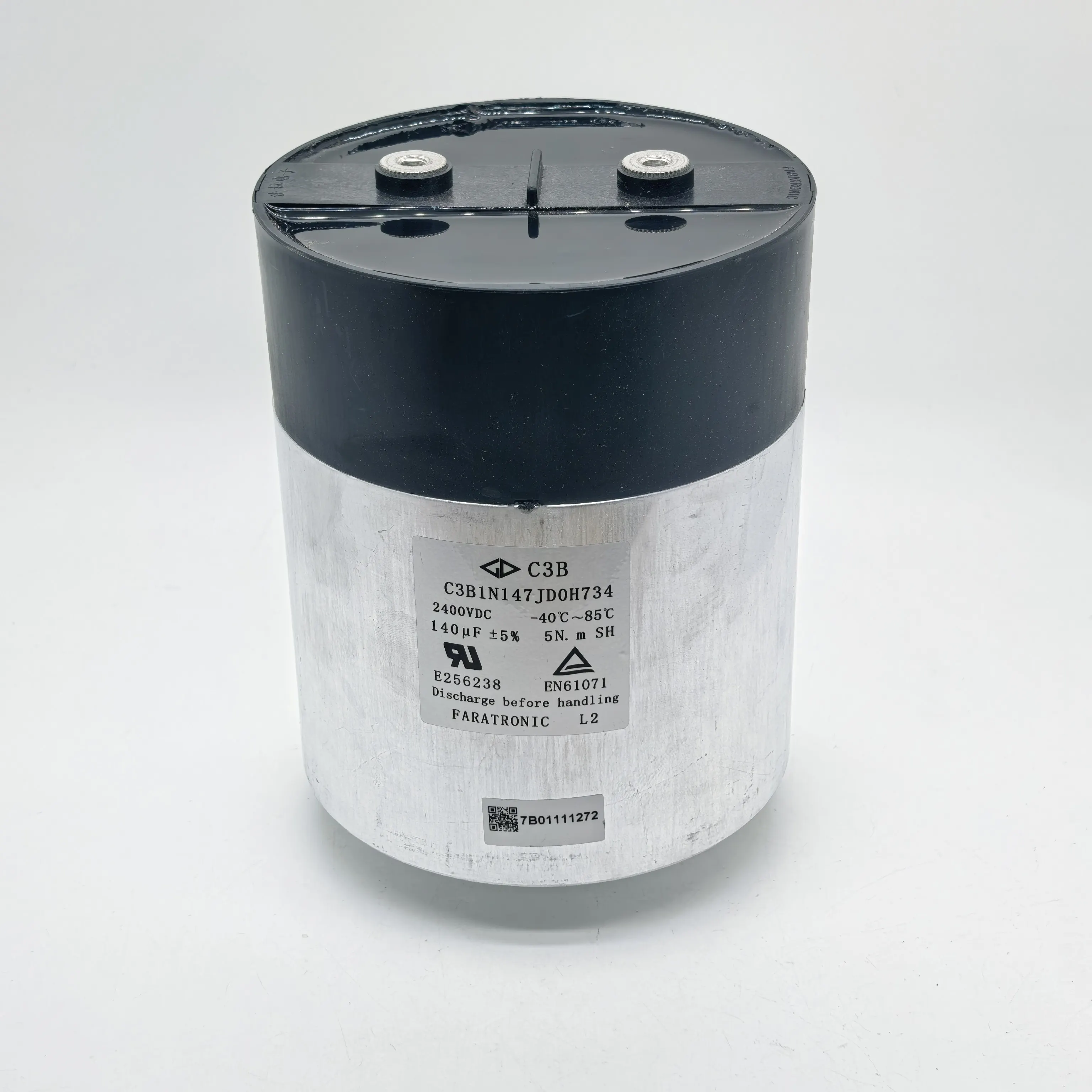 

C3B1N147JD0H734 140 мкФ 2400 В Высокоточный тонкопленочный конденсатор для фильтрации и накопления энергии