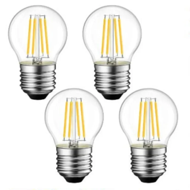 10X LED Edison Filament Bulbs Lights G45 Dimmer E27 E14 4W 8W 12W Dimmable 220V Cold Warm White 360 Degree Energy Lamps