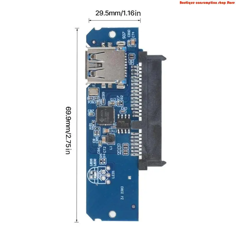 L9NA User Friendly to USB3.0 Adapters with Hot Swappable Feature LED Support Various Operating, Quick Transfer