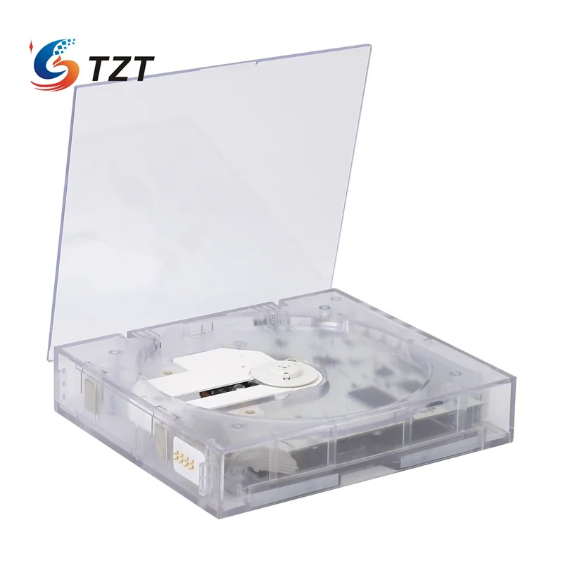 TZT الأبيض TINYL سبليت 3 في 1 HiFi المغناطيسي ريترو سبليت مشغل أقراص مضغوطة 5 واط سمّاعات بلوتوث نوع C شحن