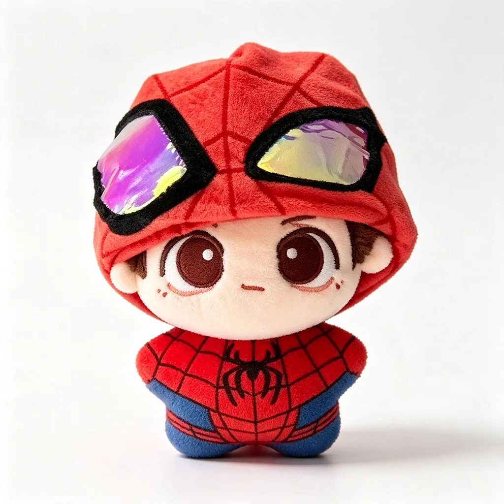 Figura de Peluche de Spider-Man de 10 cm de la Nueva Película de Los Vengadores, Muñeco Adorable, Estatua, Decoración de Escritorio, Adornos, Regalos, Juguetes