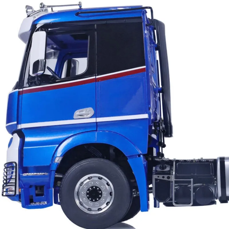 

In Stock 6x6 1/14 LESU RC Tractor Truck Metal Chassis RTR I6S Remote Control Painted Car Model EL-007 Sounds Lights THZH1623