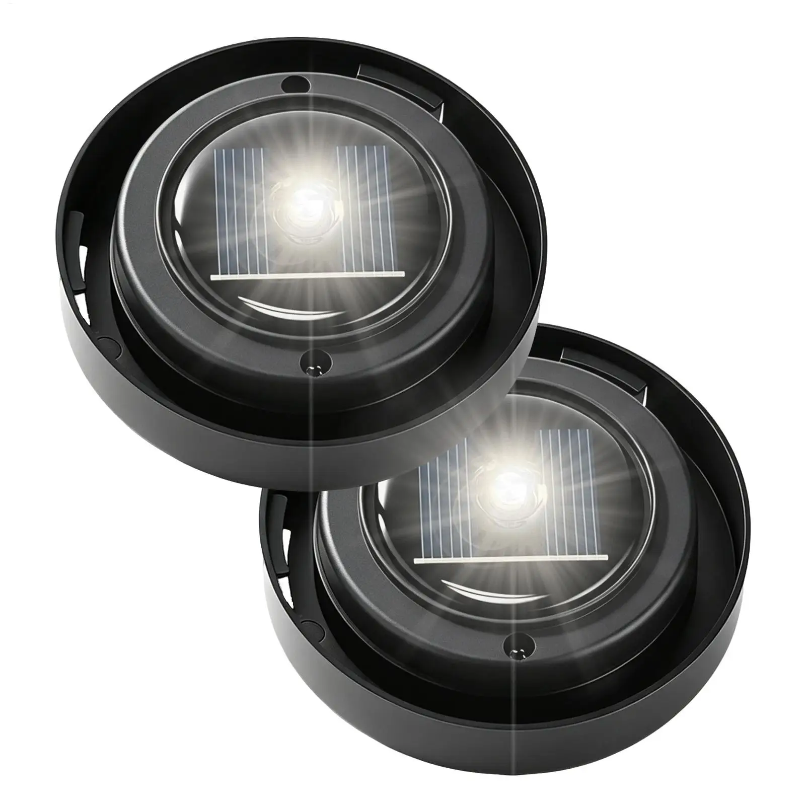 Solar Replacement Lights 2 Pieces Patio Lighting Parts Solar Yard Lantern Replacement Lights for Homeowners Decorators Backyard