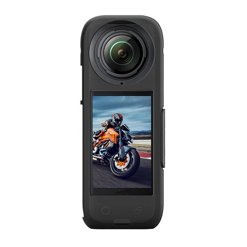 Coque en silicone pour objectif d'appareil photo Insta360, capuchon d'objectif de base, protecteur d'appareil photo, partenaires de bureau, accessoires de sport