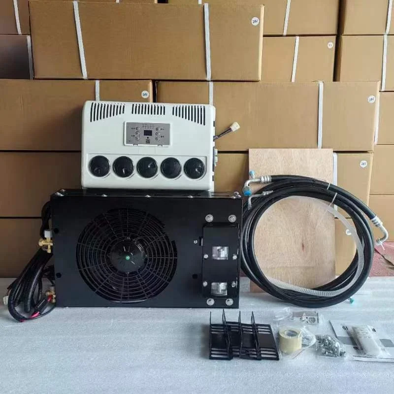 المصنع مباشرة شاحنة كهربائية التدفئة والتبريد مكيف هواء السيارة RV شاحنة وقوف السيارات مكيف الهواء #2