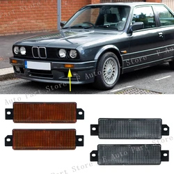 1Pair 63131380965 63131380966 Front Bumper Indicator Turn Signal Light Fog Lamp No Bulb For BMW 3 Series E30 1987-1990 1991