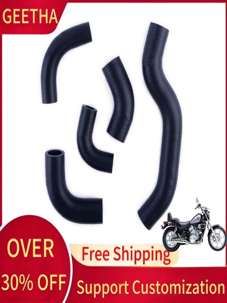Für 1995–2005 Kawasaki Vulcan Drifter VN800C Silikon-Kühlmittelschlauch-Set