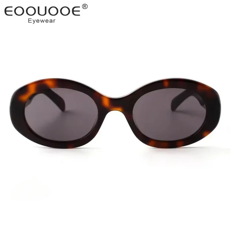 2024 Brand Fashion Women Sunglasses 100% Acetate Eyeglasses Prescription Optics UV400 Cat Eye Sun Glasses 40194