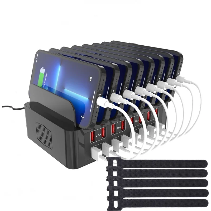 

150W Multi USB Charger Quick Charge 16 Port Fast Tablet Charger Station For iphone 14 13 Pro Max Ipad Samsung S23 S22 S21 S20