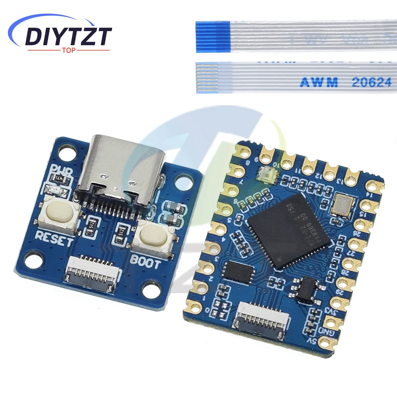 DIYTZT 1/5PCS RP2040-Tiny Développement Conseil Tech RP2040 Pour ZERO Raspberry Pi PICO USB Type C Wild 264KB SRAM 2MB Flash