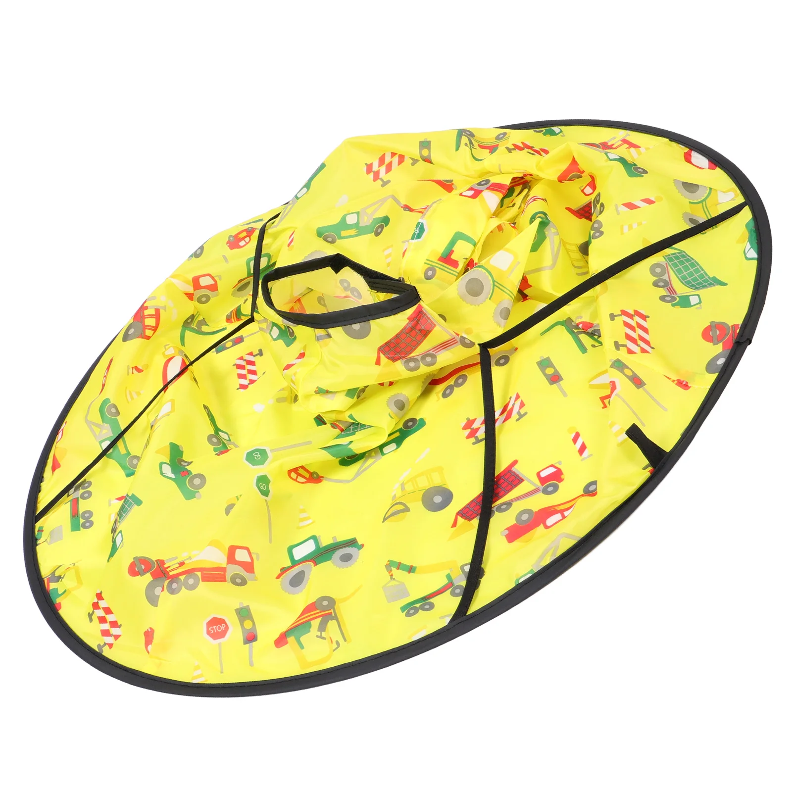 

Major Hair Dye Toddler Foldable Cape Kids Barber Polyester Children Hairdressing Apron Cutting Compact Haircut Umbrella