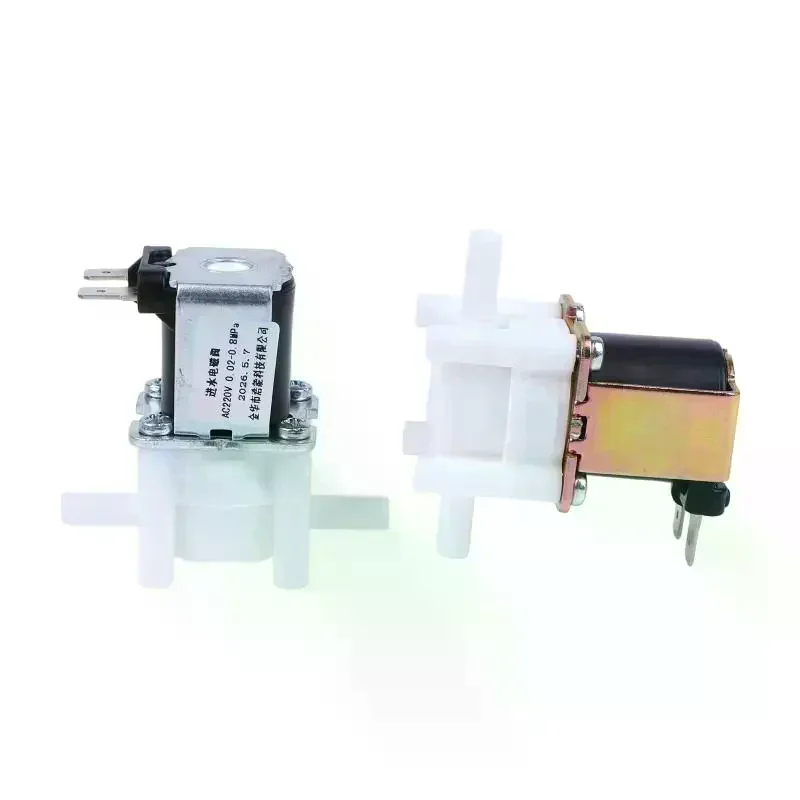 Electric Solenoid Valve Plastic DC12V 24V 36V 48V AC110V 220V 1/4 Normal Closed Inlet Water Control Controller Switch