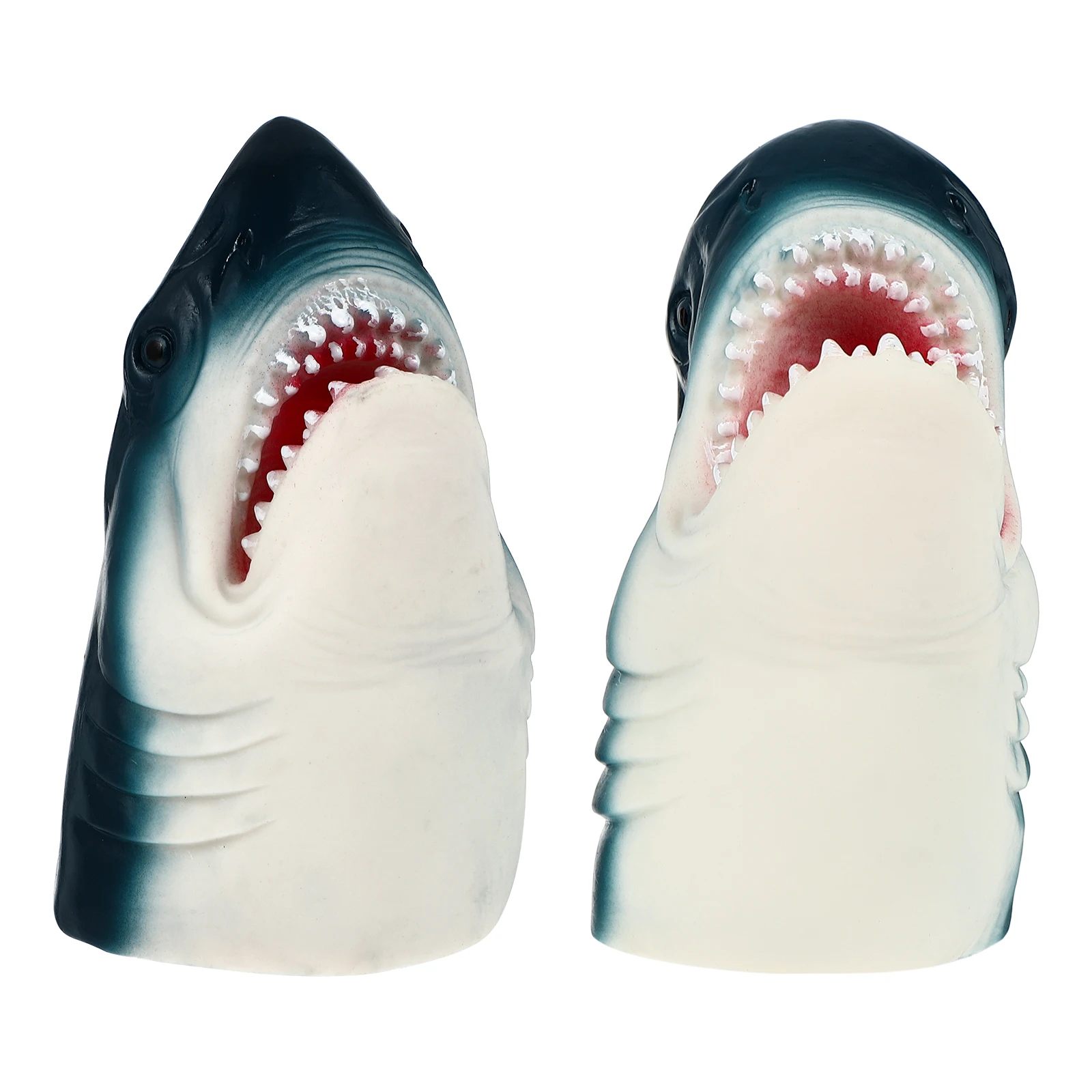 

2pcs Shark Hand Puppet Puppet Toys Kids Birthday Gift Educational Toy Animal Puppets Toys Puppets Soft Plastic