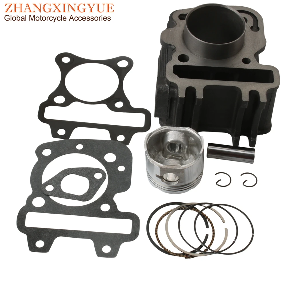 70cc 47mm Big Bore Cylinder Block Kit For Vespa S LX 50 Sprint Primavera 50cc 4T 4V Scooter Engine Parts