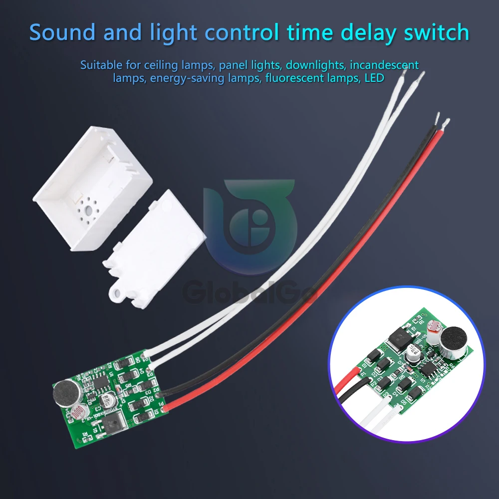 Home Improvement Smart Switches Module 220V Detector Sound Voice Sensor Intelligent Auto on Off Light Switch Accessories