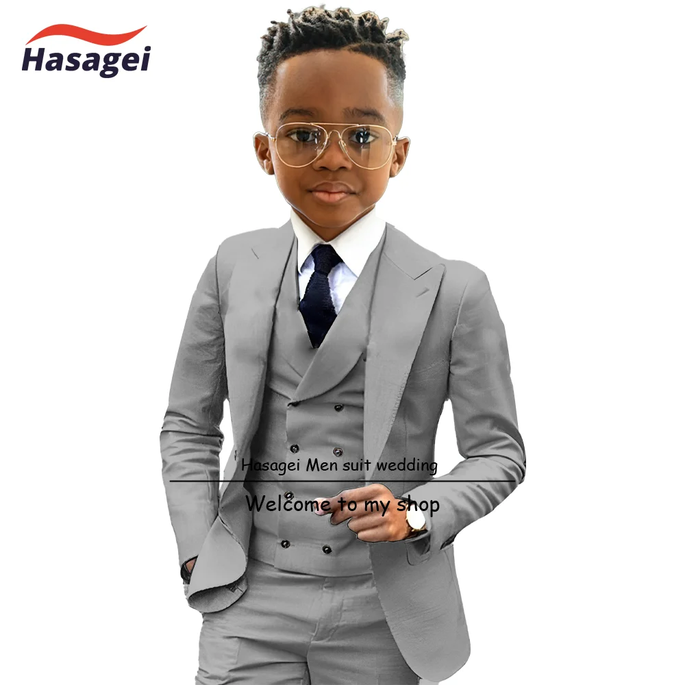 Blazer et pantalon trempés de documents menthe pour enfants, ensemble de 3 pièces en glaçage, smoking pour garçons de 2 à 16 ans, blazer de festival