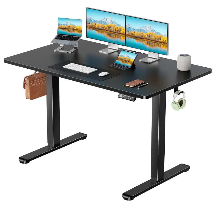 Electric Standing Desk  Adjustable Office Gaming Computer Desk  Home Office Stand up Desk with 4 Memory Presets