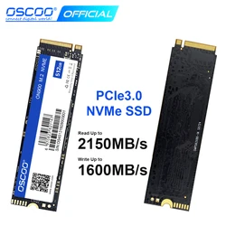 OSCOO M.2 2280 NVMe 256 ГБ 512 ГБ Внутренний твердотельный накопитель PCIe3.0 X4 3D TLC жесткий диск для ноутбука и настольного компьютера