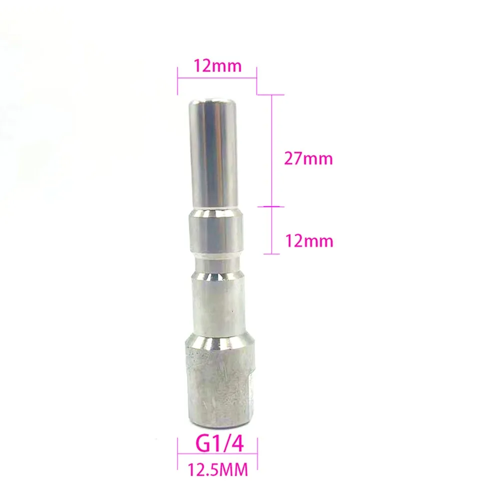 14 Inch Stainless Steel Foam Connector Designed for Integration with Most Pressure Washer Brands Using 12mm Diameter Fittings