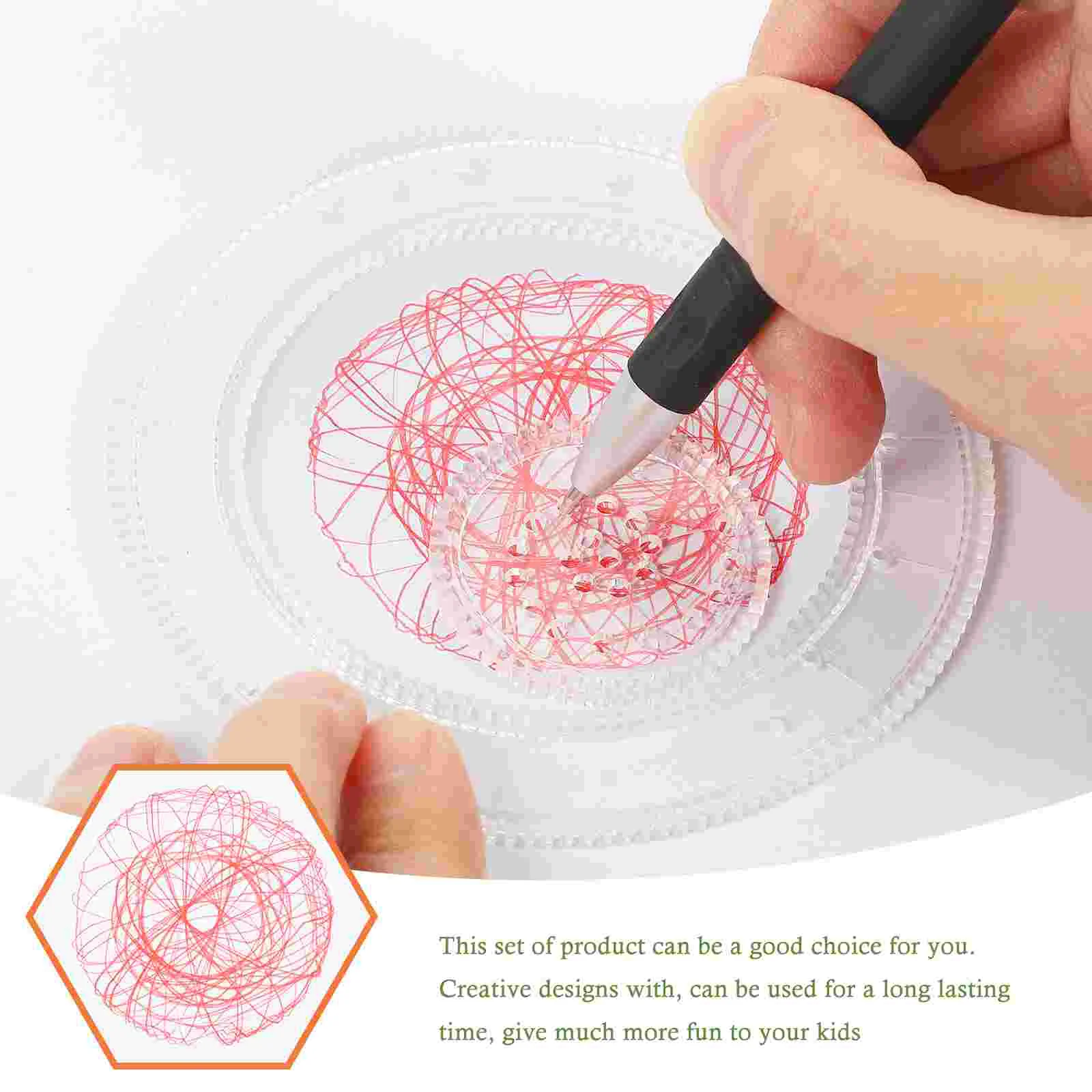 1 Set 22pcs Drawing Template Ruler Drawing Ruler Set Creative Painting Ruler Set for Kids Use (without Pen and Glue White)