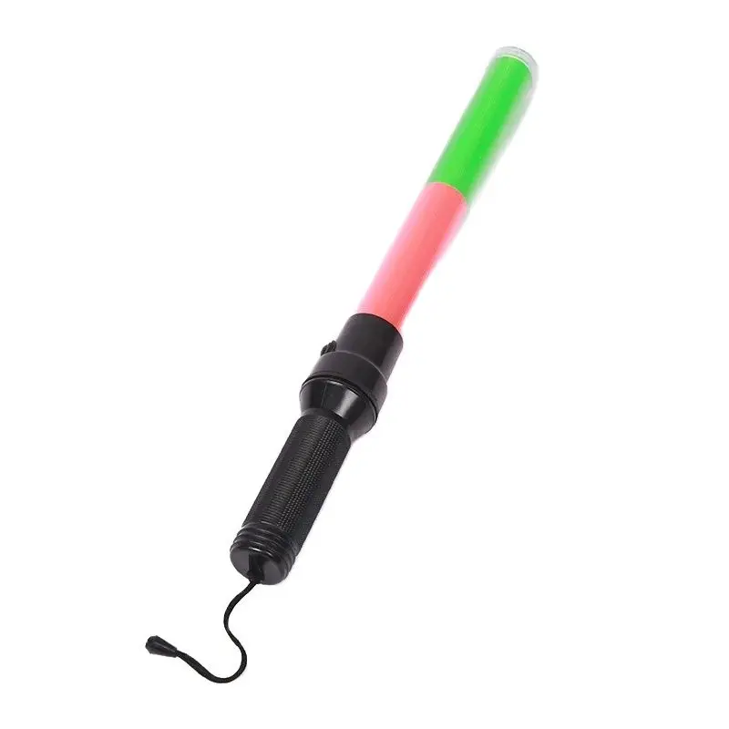 54cm Built-in Rechargeable Battery LED Traffic Baton Safety Signal Warning Flashing Night Fire Fluorescent Wand By Hand