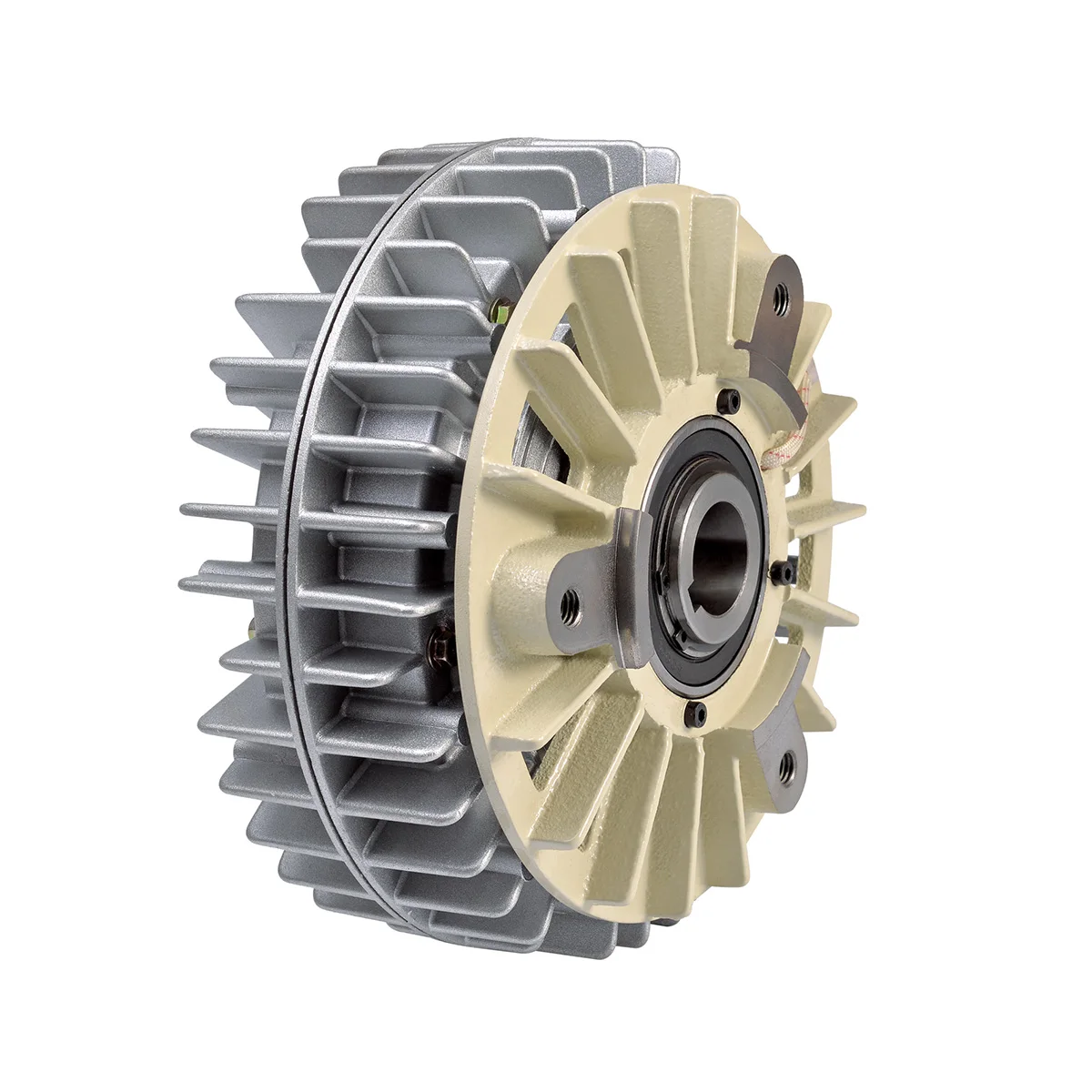 SHENGDA FL25S-1 Manufacturing Powder Clutch and Brake for Packing Machine External Rotating Hollow Shaft Magnetic Powder Clutch