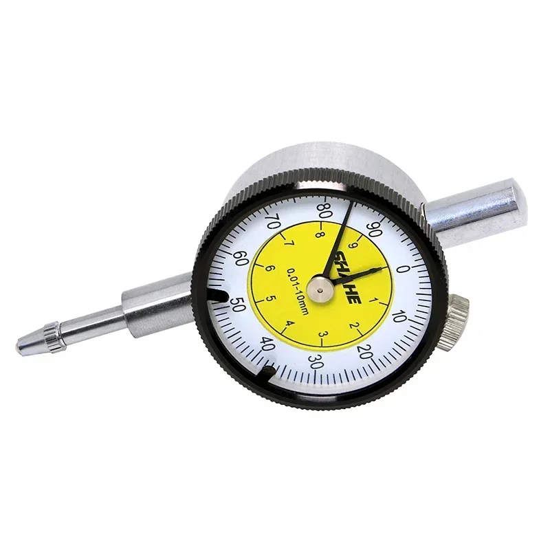 SHAHE MINI Dial Indicator 0-10 mm Meter Precise 0.01 mm Resolution Dial Indicator Gauge Measurin Tool