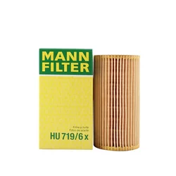 MANN FILTER HU719/6x Oil Filter Fits VW Eos Jetta Passat New Beetle Golf AUDI A3 A4 B6 8ED 8EC TT 06D115466 06D115562 with seal