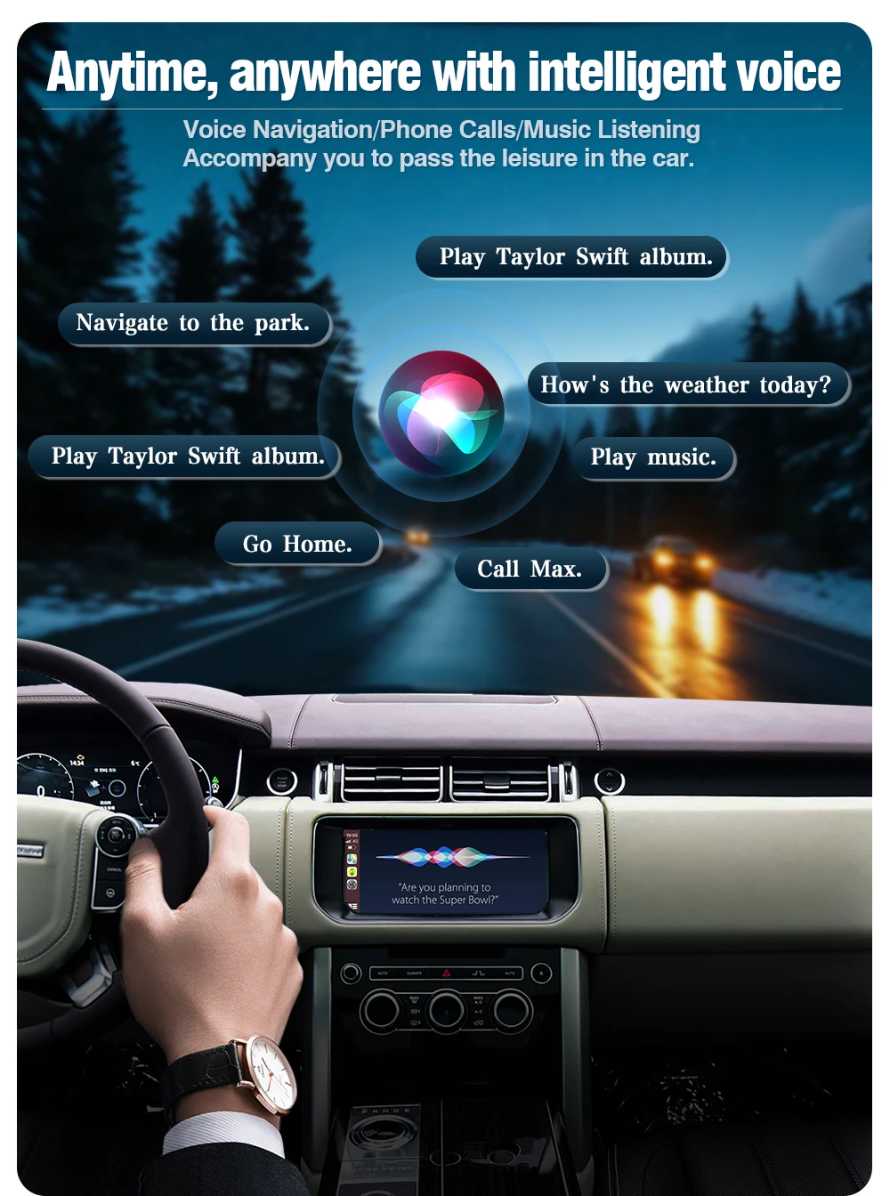 AUTOTOP Wireless CarPlay Airplay AI BOX für Land Rover Jaguar Bosch Discovery4 Evoque Freelander2 XE XF XJL Harman Android Auto – Detail 8