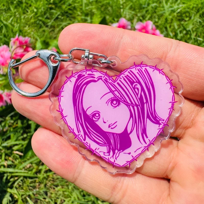 NANA Oosaki Nana Komatsu Nana Cosplay Anime Game Accessories Badge Keychain Game Key Chain Pendant Cartoon Gifts view 3