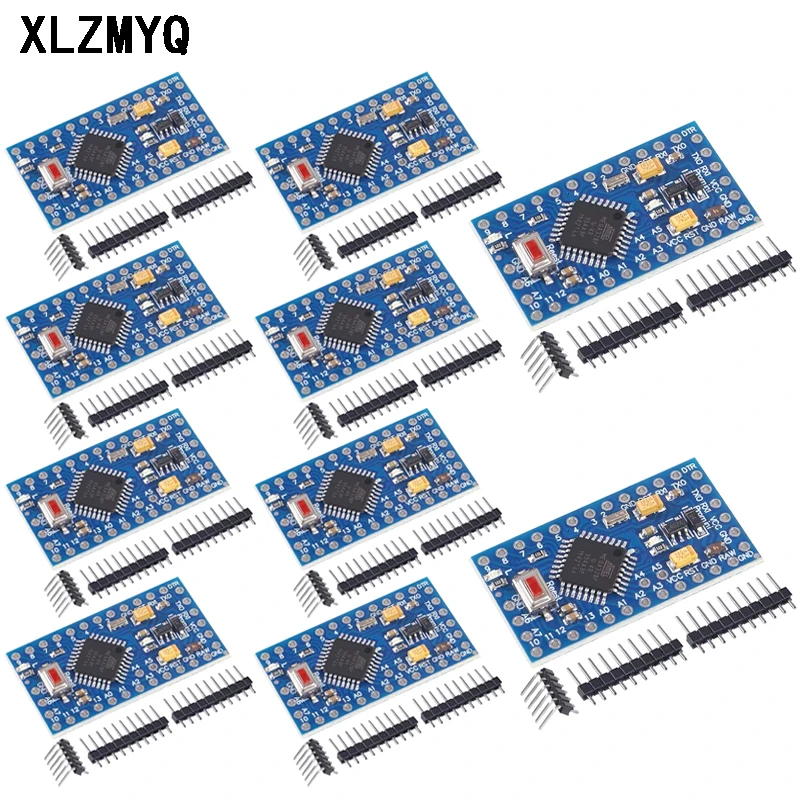 10Pcs Pro Mini 328 Mini 3.3V/8M 5V/16M ATMEGA328 ATMEGA328P-AU 3.3V/8MHz 5V/16MHZ For Arduino DIY Electronic Kit