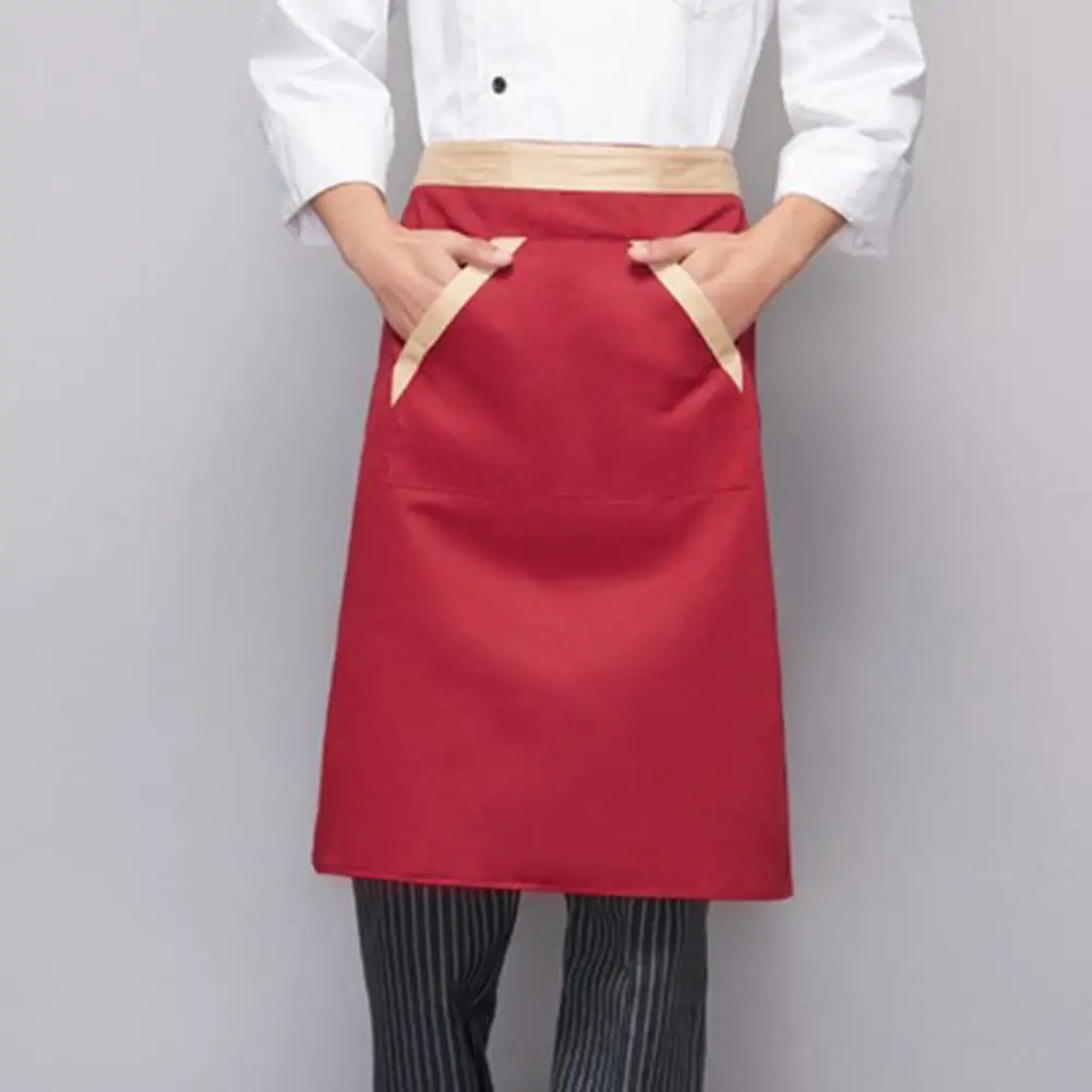 Waterproof Cooking Apron Durable Waterproof Chef Apron with Pockets Ideal for Cooking Baking Gardening Professional Tasks Half