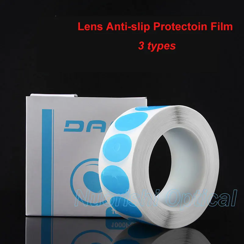 Q032 1000pcs Seller Recommended High Quality Transparent Plastic Anti-slip Lens Protection Film Clear Resist Sticker 3 types