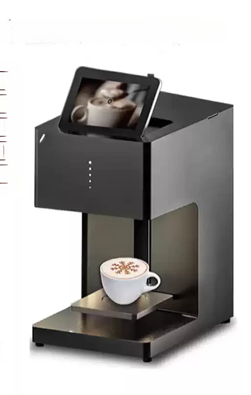 Intelligent coffee latte machine automatic large size high precision color food printer