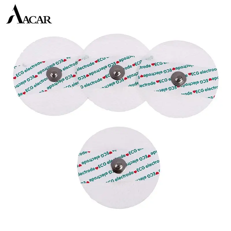 10pcs ECG EKG Electrode Patch Medical Disposable ECG Accessories Non-Woven ECG Electrode Pads Electrocardiogram Accessories